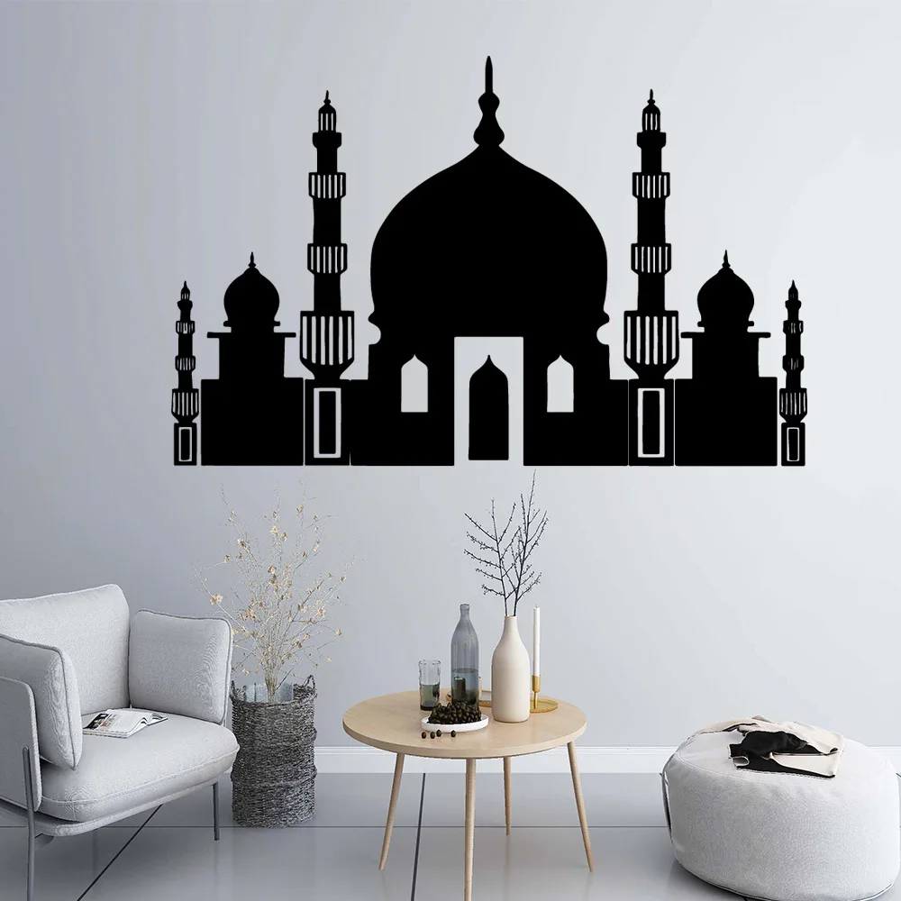 

Exquisite castle Self Adhesive Vinyl Waterproof Wall Decal Kids Room Nature Decor Pvc Wall Decals Living Room Stickers naklejki