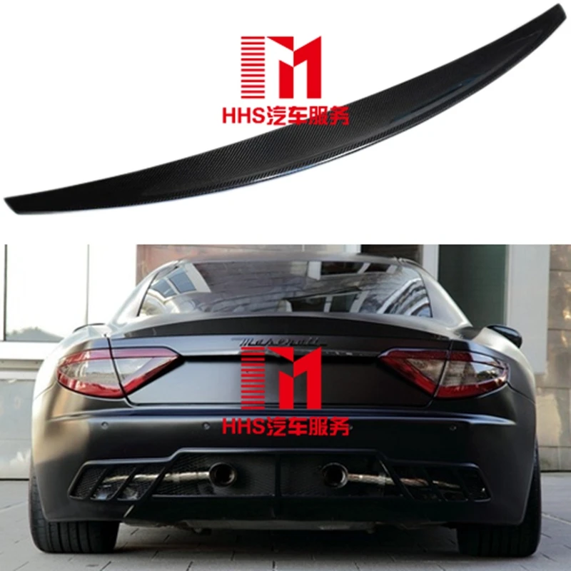 Carbon Fiber Car Rear Trunk Boot Lip Spoiler Wing For Maserati Aliexpress