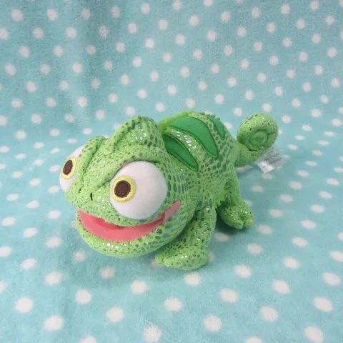 

2017 Tangled Rapunzel Pascal Lizard Green Chameleon Plush Toy 22cm