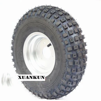 

XUANKUN Karting ATV 16X8.00-7 Inch Tires 7 Inch Vacuum Tire Hub Assembly