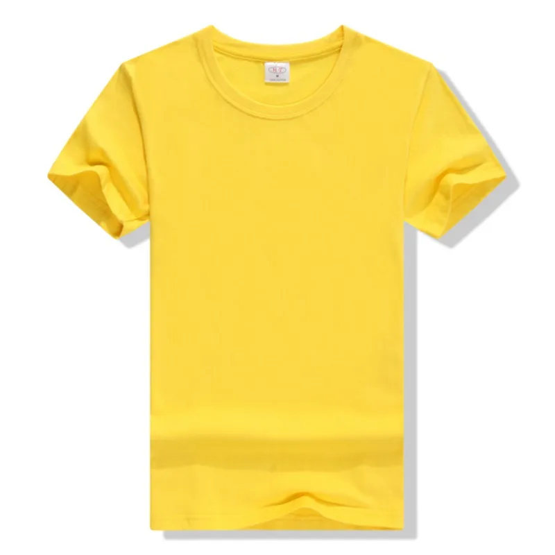 WZCX новая Однотонная футболка с принтом «сделай сам» и логотипом с простым круглым вырезом, летняя одежда с короткими рукавами - Цвет: 06