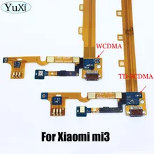 Юйси для Xiao mi 3 mi 3 M3 запасные части порт для зарядной USB док-станции+ mi c mi crophone модуль Плата ленточный шлейф