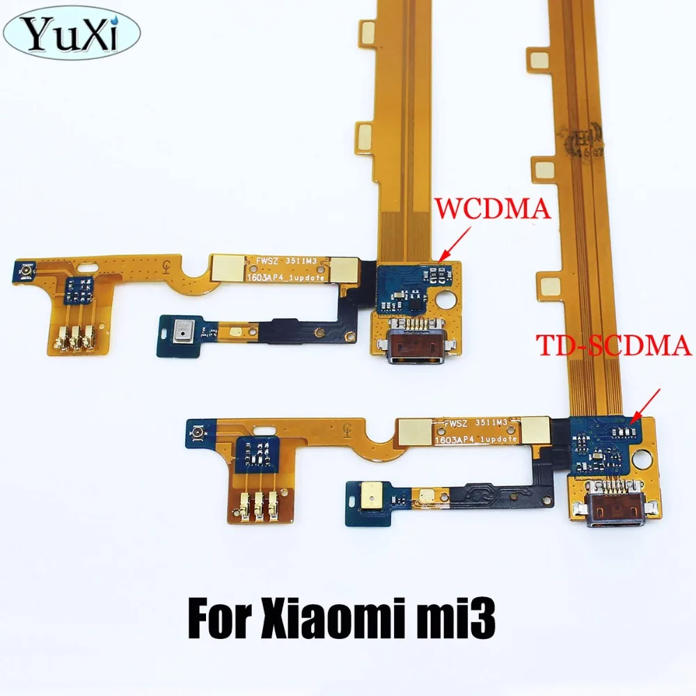 YuXi для Xiaomi Mi3 Mi 3 M3 запасные части USB док-станция зарядный порт + микрофонная плата
