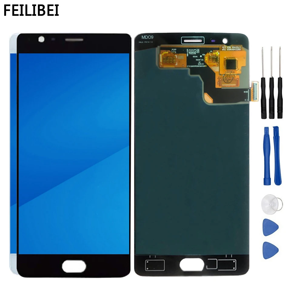 5 "для Oneplus 3 ЖК-дисплей + кодирующий преобразователь сенсорного экрана в сборе с