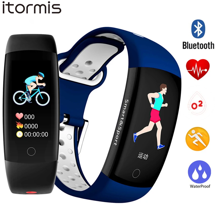 

ITORMIS Smart Bracelet Colors 3D dynamic Blood Pressure Heart Rate Monitor Smartband Wristband Waterproof Sports Watch Band