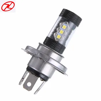 

2x 6000K White H4 High Power LED Car Light Bulb 80W Super Bright Car Driving Fog Lamp for car styling