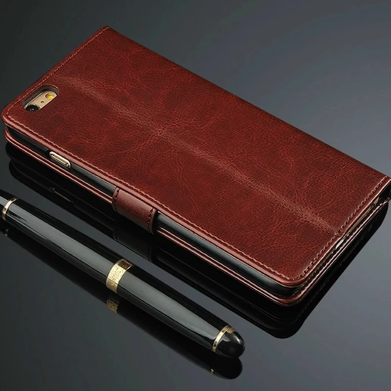 Harga Kulit Dompet Ponsel Case untuk iPhone 5 5 S 6 6 S Plus 7 7 Plus Shell Cover untuk iPhone X XS Kasus Max 7 Plus 8 PLUS Flip Stand Book