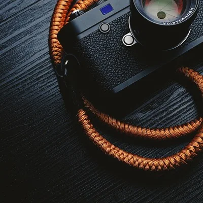 Ручная нейлоновая веревка для камеры плечевой шейный ремень для беззеркальной цифровой камеры Leica Canon Fuji Nikon Olympus Pentax sony - Цвет: Bright yellow