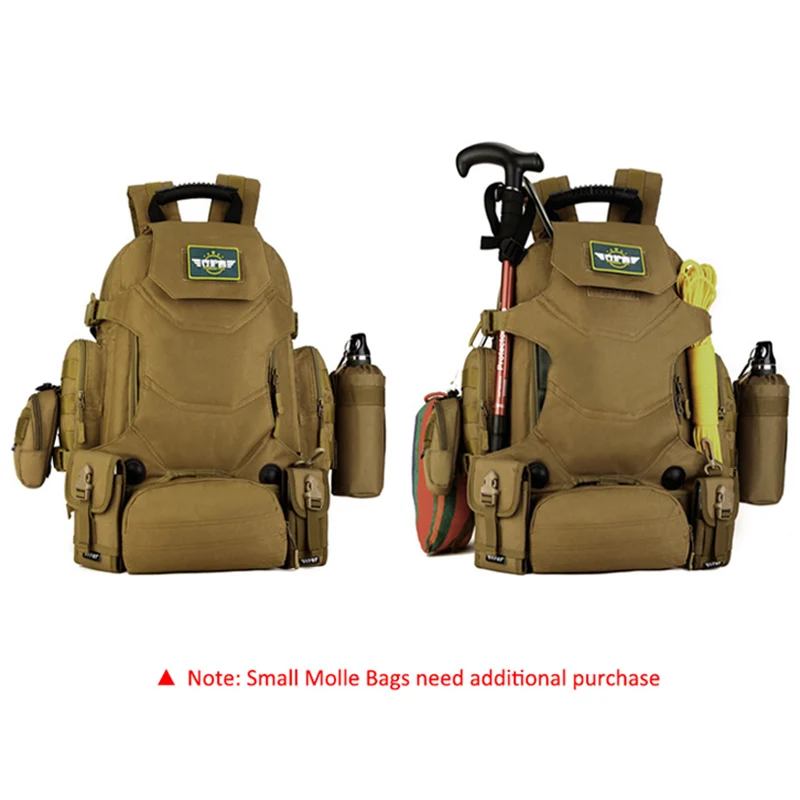 40L Military Backpack Multi-function 3 in 1 Men Tactical Rucksack Waist Pack Combination Mountainee