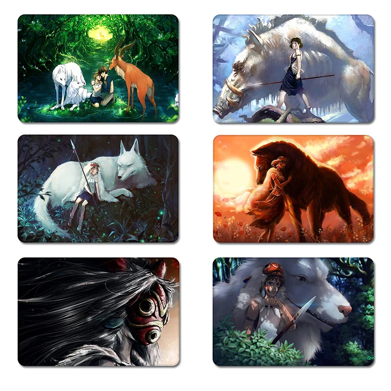 

Miyazaki Hayao Princess Mononoke Kids Cartoon Anime Nature Rubber Table Mouse Pad Laptop Computer Enclosure Mousepad Mat