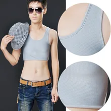 Пряжка короткая грудь воздухопроницаемая Пряжка короткая грудь бандаж Транс девочка Tomboy LS