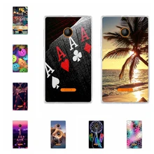 Para Microsoft Lumia 430 funda Dual SIM silicona suave TPU para Microsoft Lumia 430 funda gato estampado para Nokia Lumia 430 Capa(China)