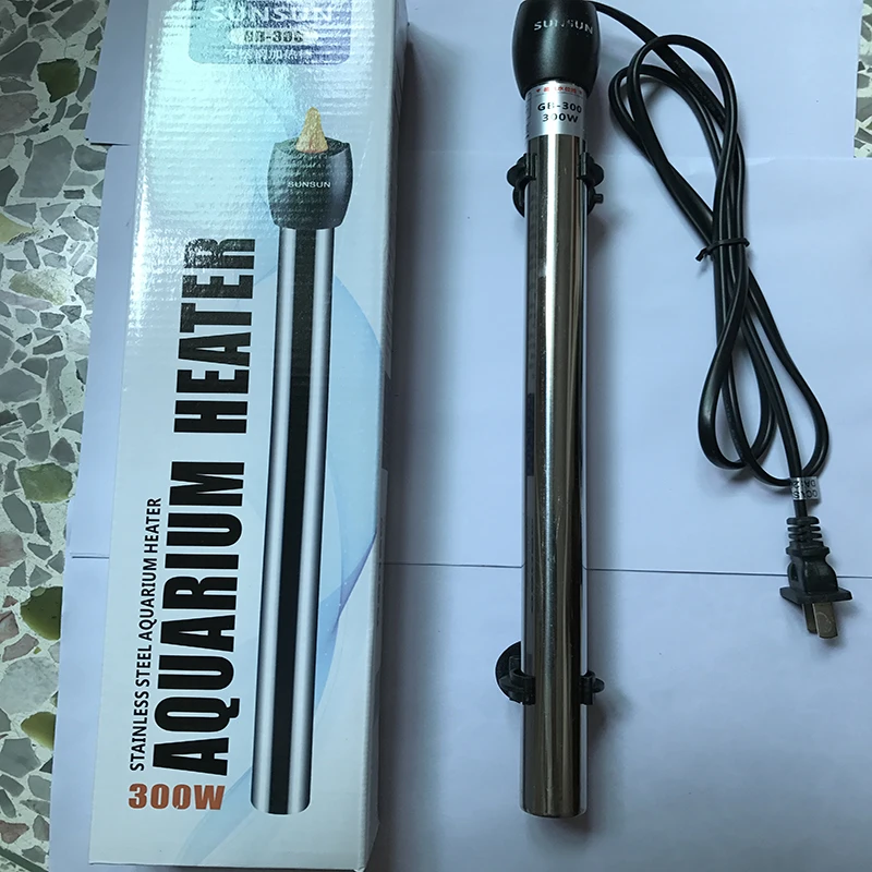 300W Submersible Stainless Steel Aquarium Heater Automatic Thermostat