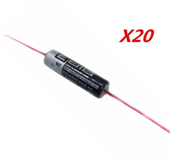 

20pcs EEMB ER14505 ER14505H AA 3.6V 2400mAh energy lithium battery smart meter battery With solder pins