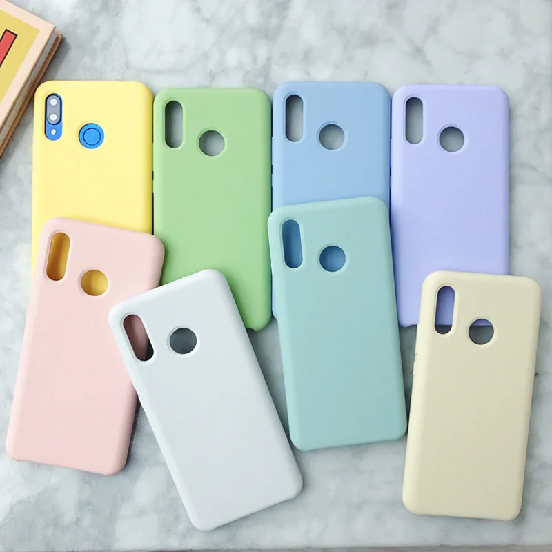 Жидкий силиконовый чехол для huawei P20 P30 Pro Mate 20 lite 10 P10 Nova 3 4 | Мобильные телефоны и