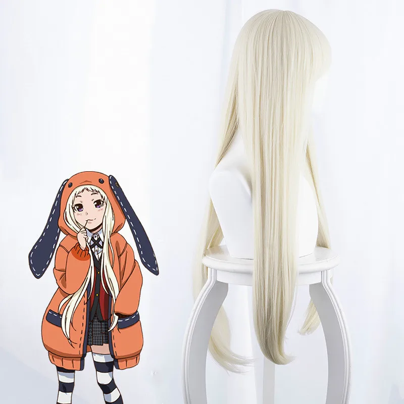 Kakegurui компульсивный игрок 2 Yomoduki Runa косплей парик волос Хэллоуин Карнавал костюм
