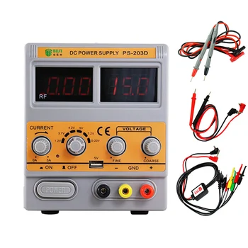 

BEST-203D Mobile Phone Repair The Power Supply Current Meter Digital Display Adjustable Voltage DC Regulated Power Supply