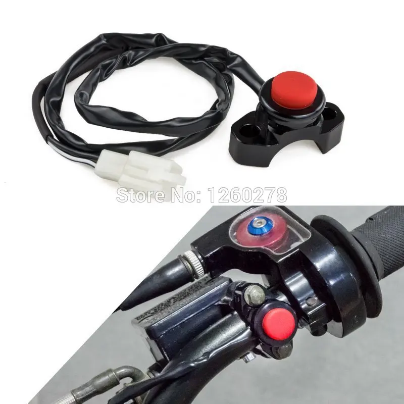 CNC Billet Engine Kill Switch Starter Switch For Honda CR/CRF/CRX 80 85