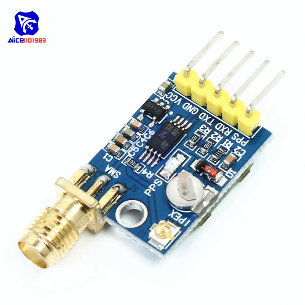 Модуль GPS с двойной антенной SMA/IPEX для Arduino модуль местоположения со спутниковой