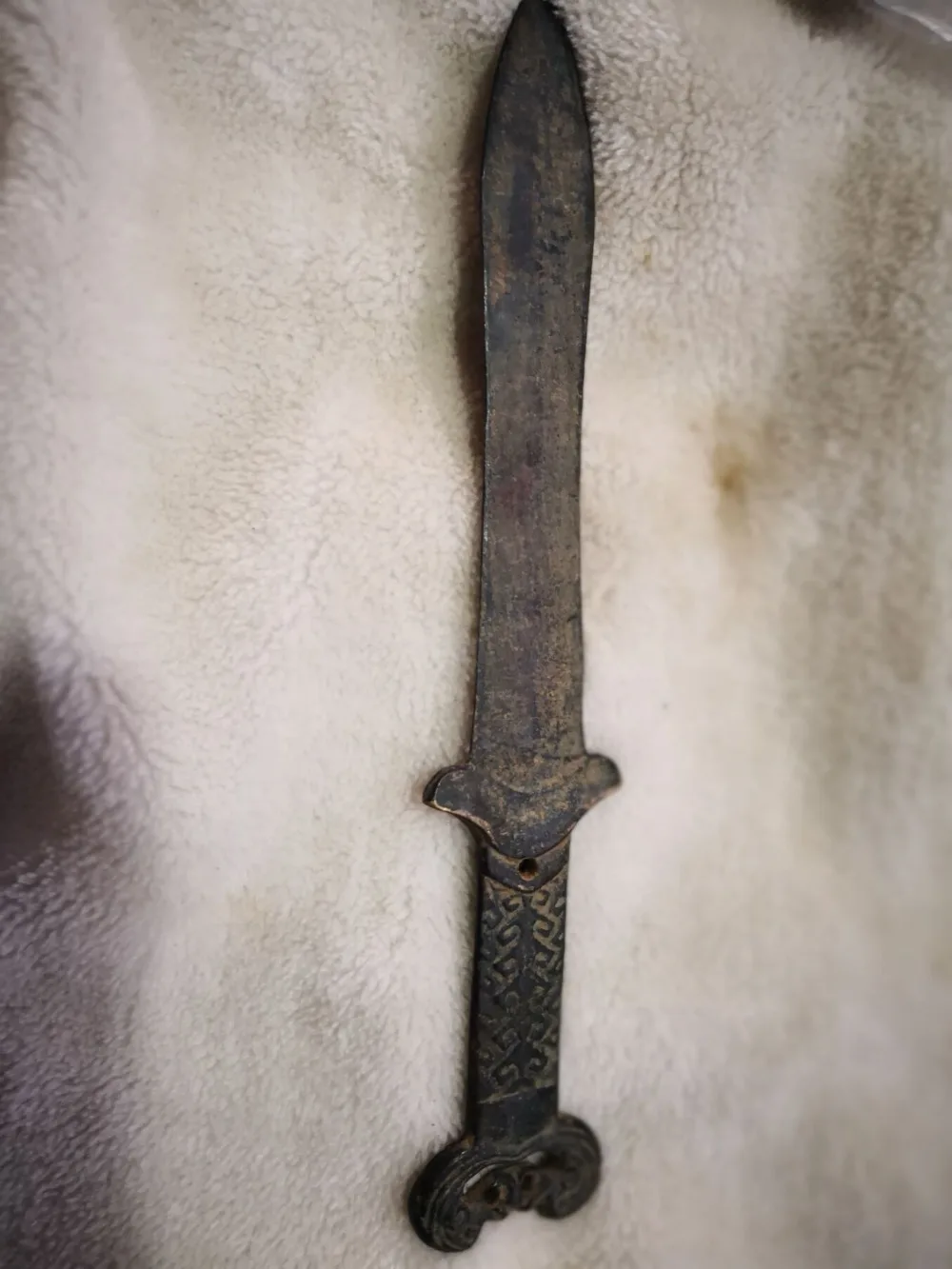 

27cm/ old bronze Weapon,Collection China bronze dagger