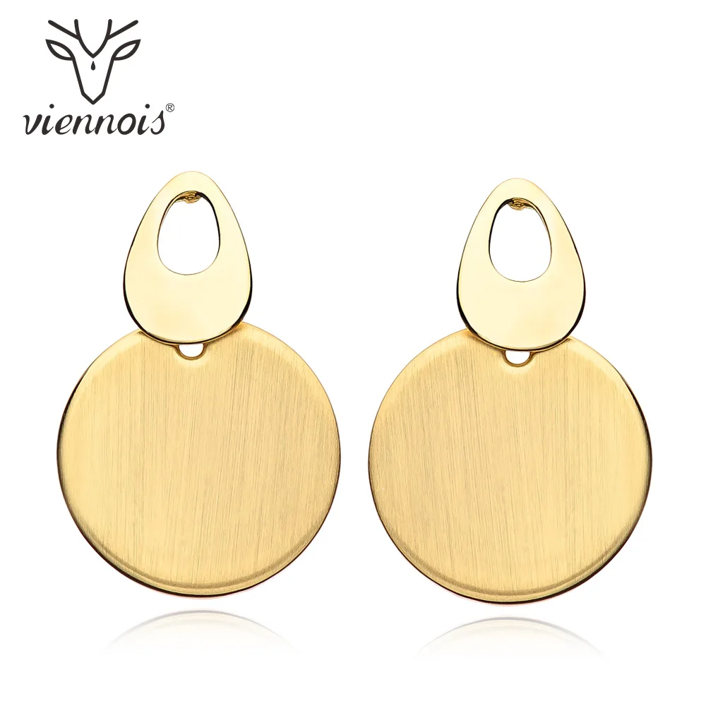 От Viennois покрытие из Дубай Стиль длинные висячие серьги для женщин с