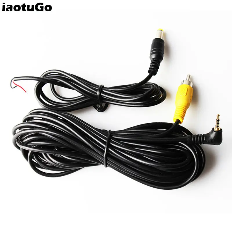 6M Video Cable AV Cable 2.5mm Jack / RCA Connector For Portable GPS/Car