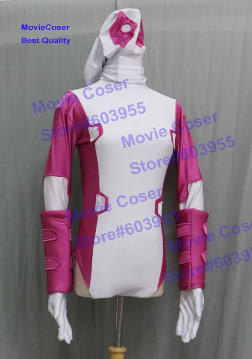 Изготовленный на заказ костюм GwenPool moecoser комикс женский Дэдпула розовый из