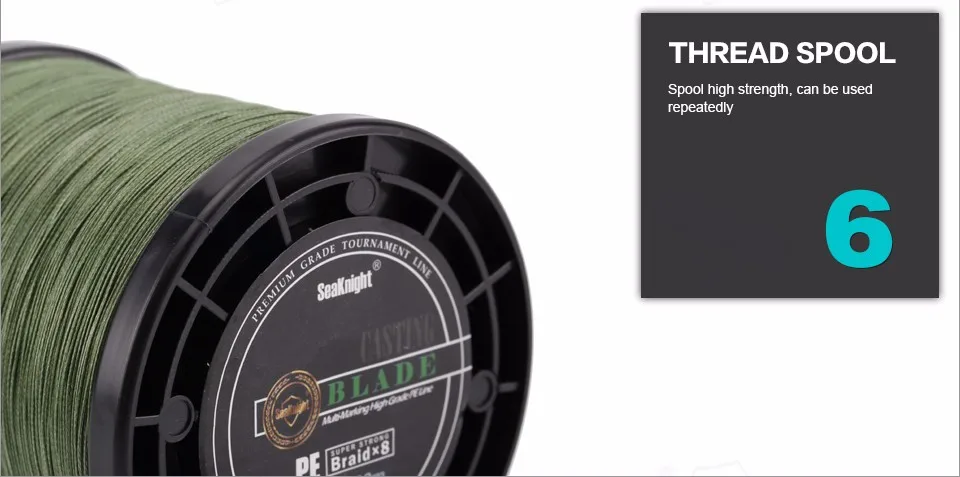 SeaKnight Marca 1000 m 8 Tece Multifilamento