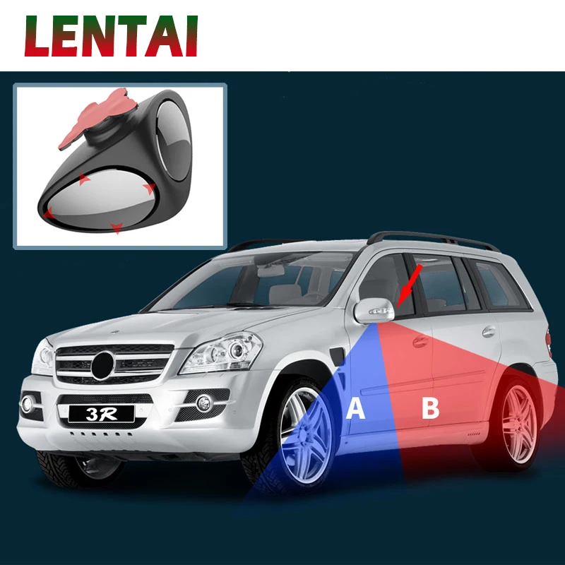 

LENTAI For Peugeot 206 307 407 308 207 508 3008 Jeep renegade wrangler Infiniti 1PC 360 Adjustable Car Rearview Mirror Auxiliary