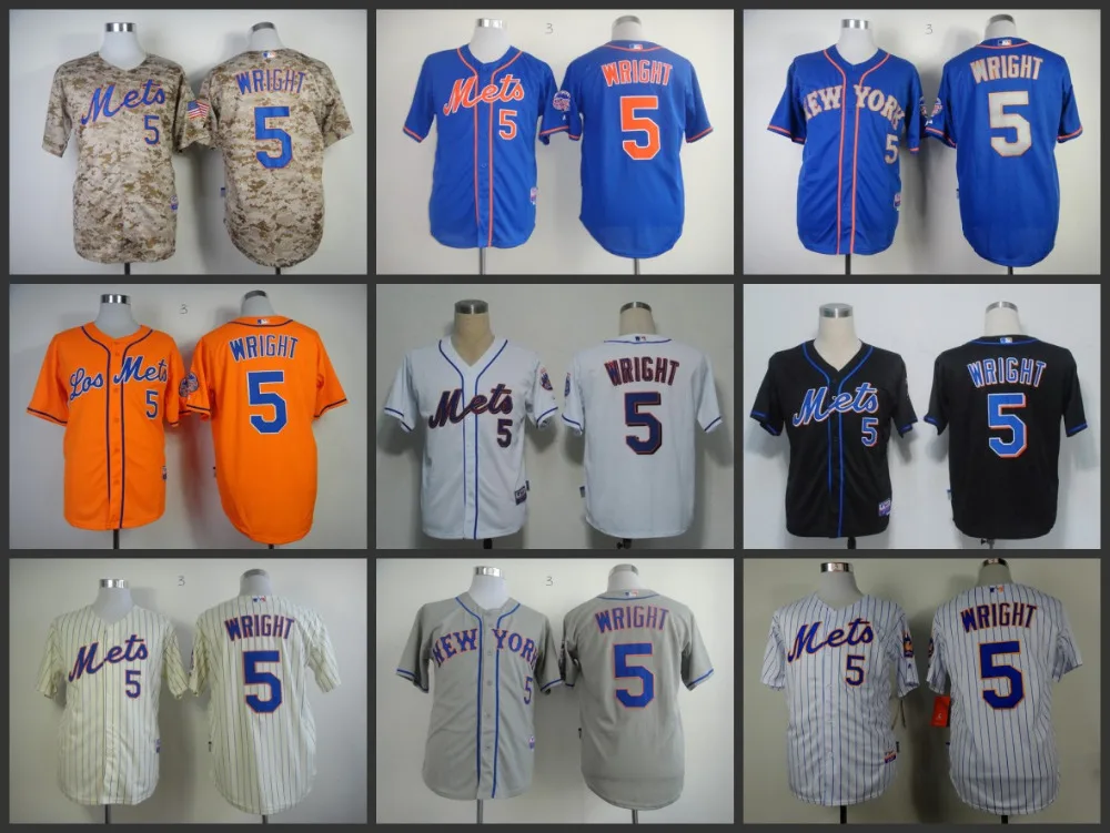 Hot sale 2015 vintage New York Mets Blank Baseball Jersey Cool Base cheap Throwback ny mets ...