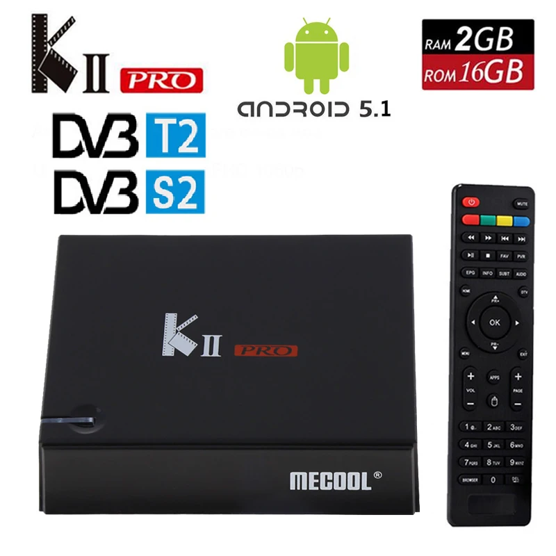 Prix pour D'origine KII Pro DVB S2 DVB T2 + S2 Android5.1 TV Box Amlogic S905 Quad-core BT4.0 2 GB/16 GB 2.4G/5G Wifi Smart Media Player KIIPRO Prix pour D'origine KII Pro DVB S2 DVB T2 + S2 Android5.1 TV Box Amlogic S905 Quad-core BT4.0 2 GB/16 GB 2.4G/5G Wifi Smart Media Player KIIPRO