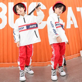 

Spring Autumn Teenage Clothes For Boys Kids Hip Hop Dance Costumes Top And Sweatpants Sport Set 8 9 10 11 12 13 14 Years