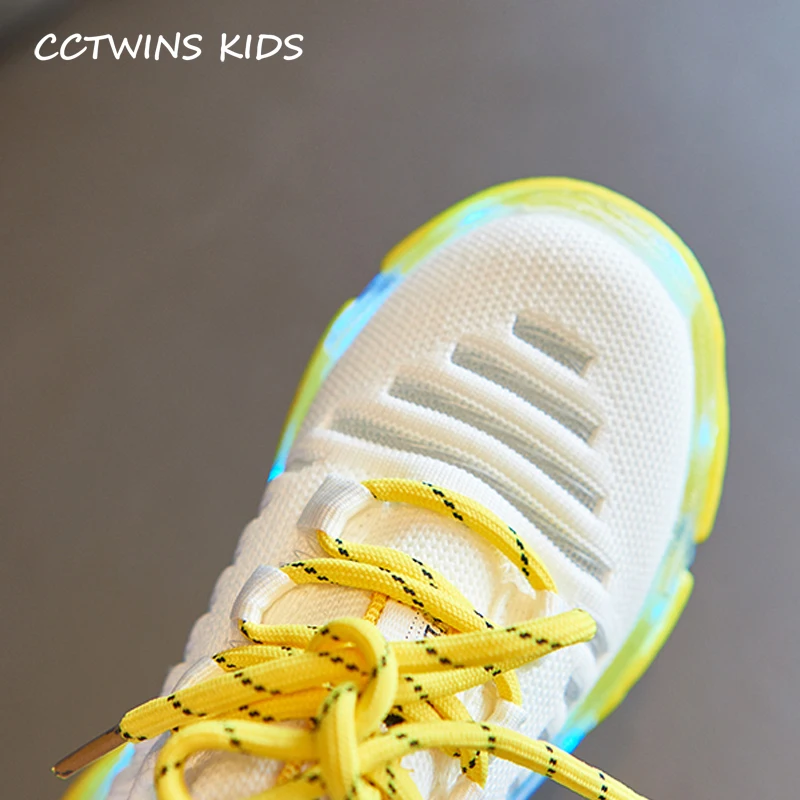 CCTWINS/детская обувь; коллекция года; сезон осень; модные спортивные кроссовки для девочек; обувь с подсветкой usb для маленьких мальчиков; Детские повседневные кроссовки для бега; LED108