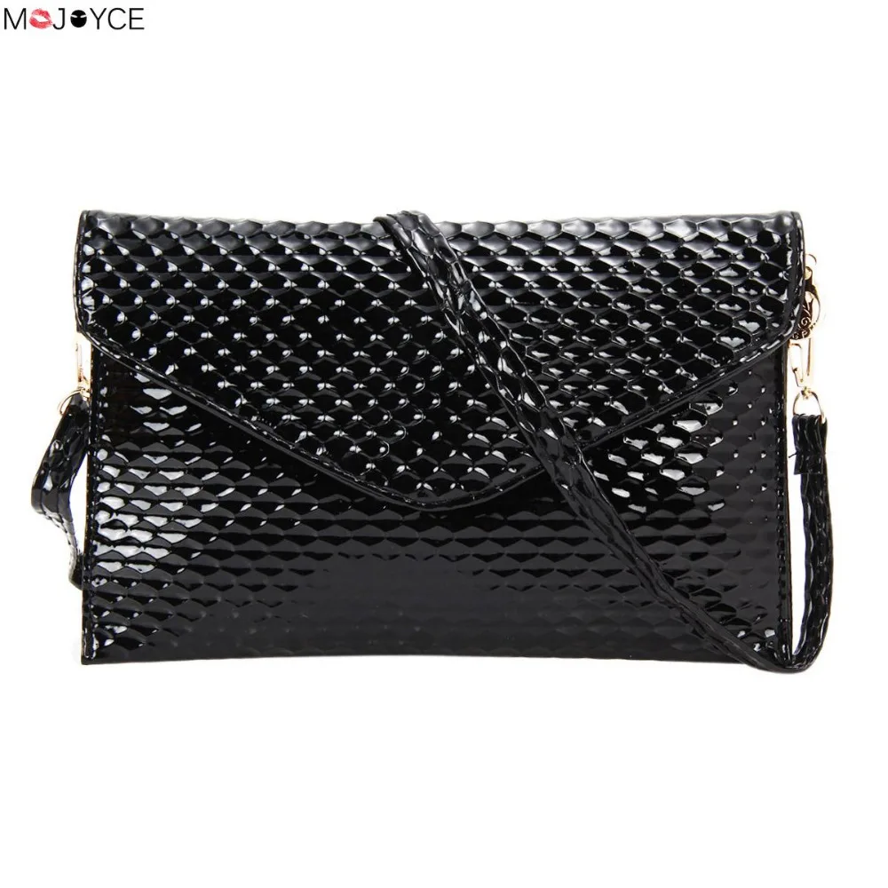 

MOJOYCE Charming Women Clutch Evening Party Bags Gold Sequins Beach Bag Purse Envelope Pattern Women Messenger Bags Clutches #
