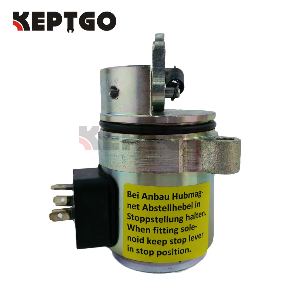 

Fuel shut off solenoid 04272733 12V M7272733 For Bobcat skid steer loader 863/873 Deutz BF4M1011F