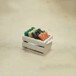 1 шт. Новое поступление корзина овощей миниатюрный кукольный домик интимные аксессуары мини овощей кукла для еды модель игрушки
