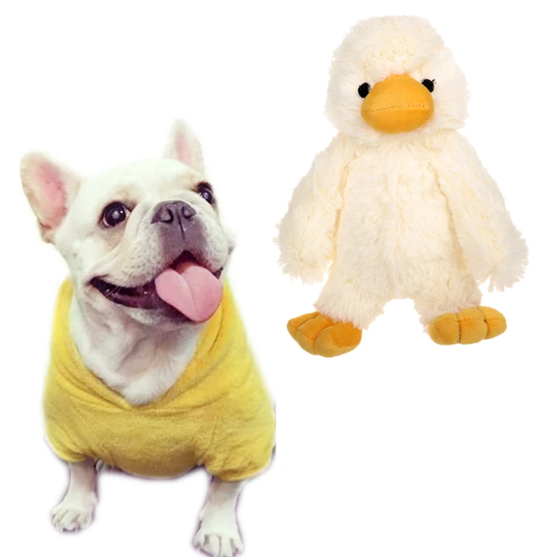 23cm/35cm Plush Duck Pet Squeak Toys Sound Play Dog For Small Large Dogs Cats Puppy Molar Chew Wholesale #F#40NV20 | Дом и сад