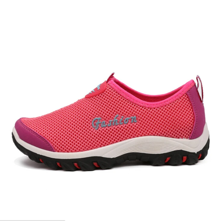 2016 Women Bodybuilding Shoes for walk flats heel Health stripe gray