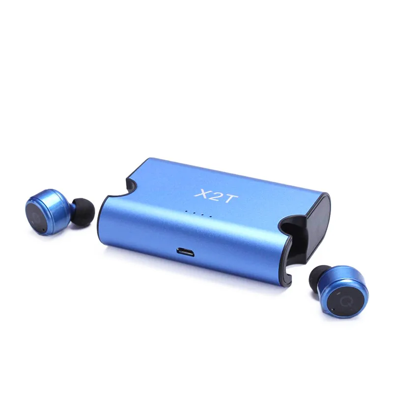 

X2T Twins Bluetooth 4.2 Airpods Headphone Wireless Sports Stereo Music Earphone with Charging Box for iPhone 7 Xiaomi #235679