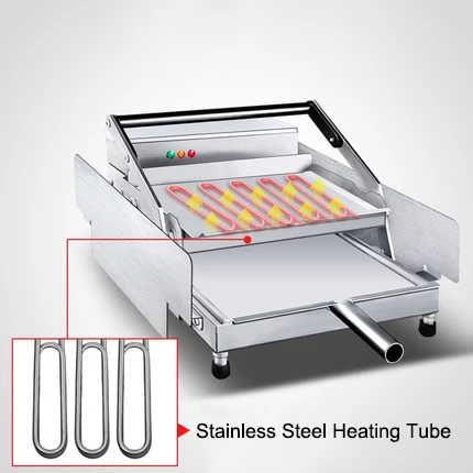 12pcs*2 Layers Hamburger Baking Machine Commercial Fast Heating Burger Maker Joint Equipment with Non-Stick Pan