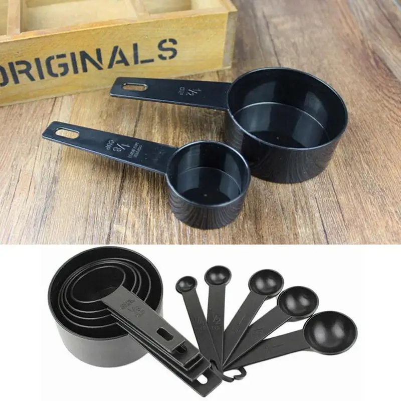 

10 Pcs/Set Measuring Cups And Spoons Plastic Measuring Tools For Cooking Baking Pastry Tools Kitchen Cooking Scale Accessories