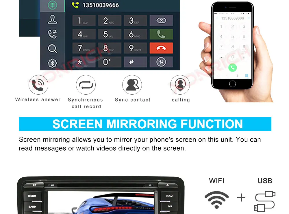 Flash Deal Autoradio 2Din Android Car Stereo DVD Player For Audi 2010 A3 8P/A3 8P1 3-door Hatchback/S3 8P/RS3 Sportback Car Radio GPS Navi 9