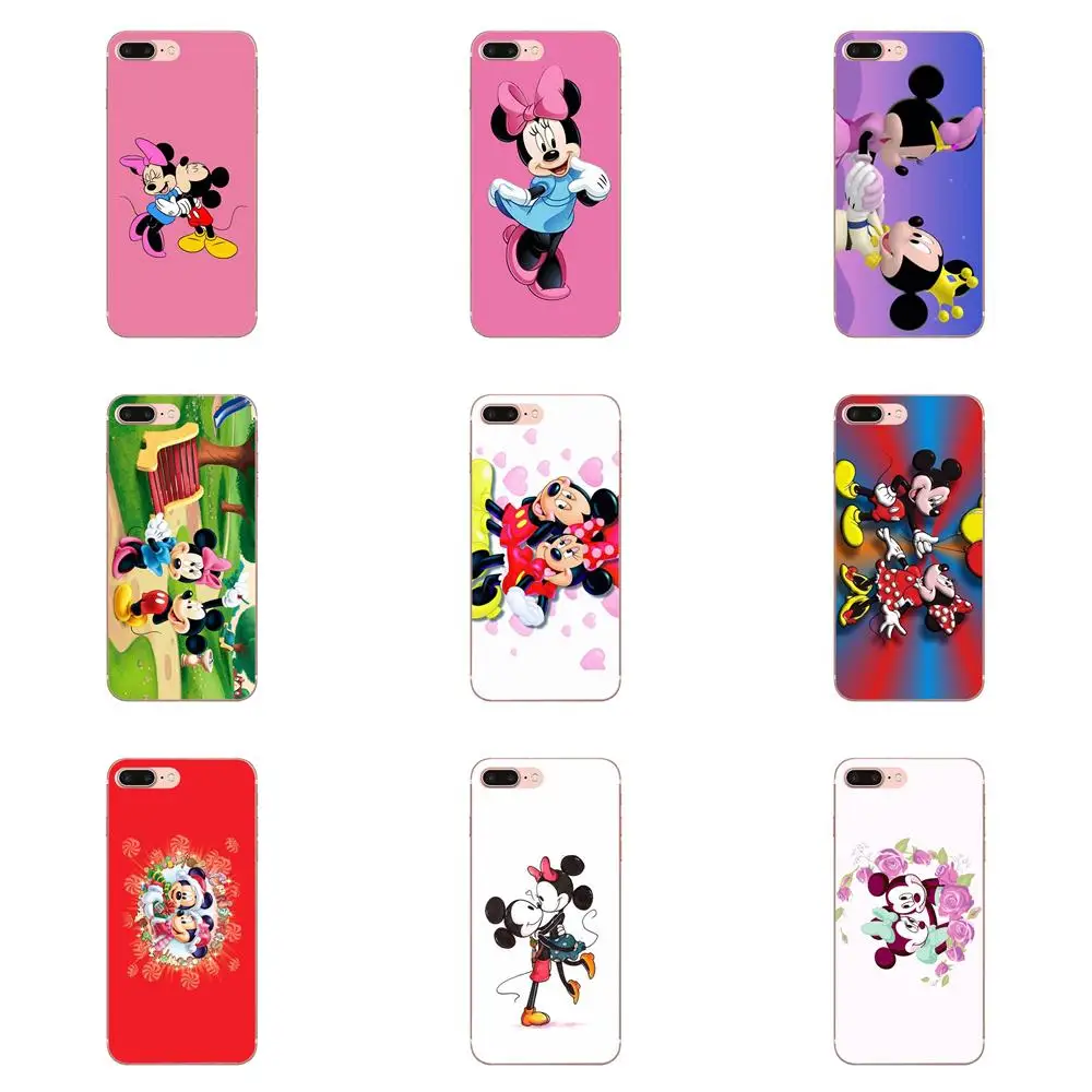 

Micky Minnie Mouse TPU Protector Cases For Galaxy A3 A5 A7 A8 A9 A9S On5 On7 Plus Pro Star 2015 2016 2017 2018