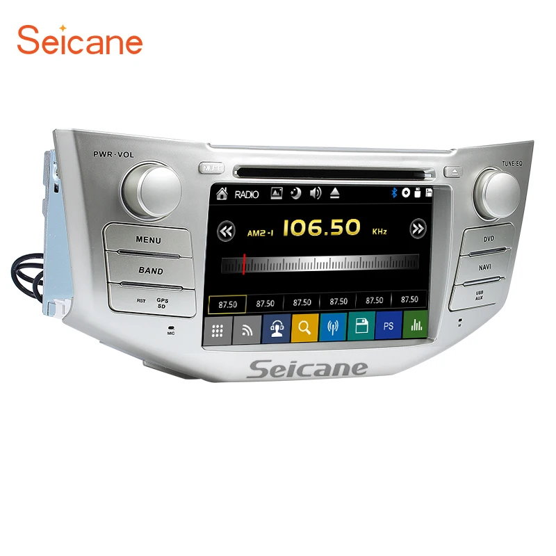 Seicane 2 din 7 &quotавтомобильный dvd плеер для 2003 2010 Lexus RX 300 330 350 400H GPS навигация Bluetooth