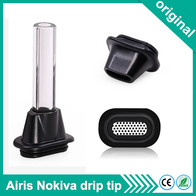 

Original Veeape Nokiva replacement glass mouthpiece electronic cigarette drip tip for Airistech Herbva Nokiva dry herb vaporizer