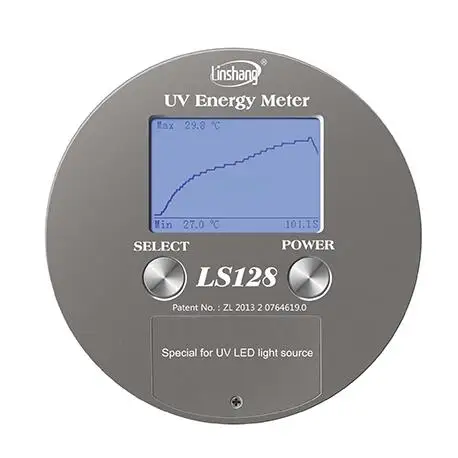 LS128 измеритель мощности УФ-излучения, УФ-радиометр с большим ЖК-дисплеем