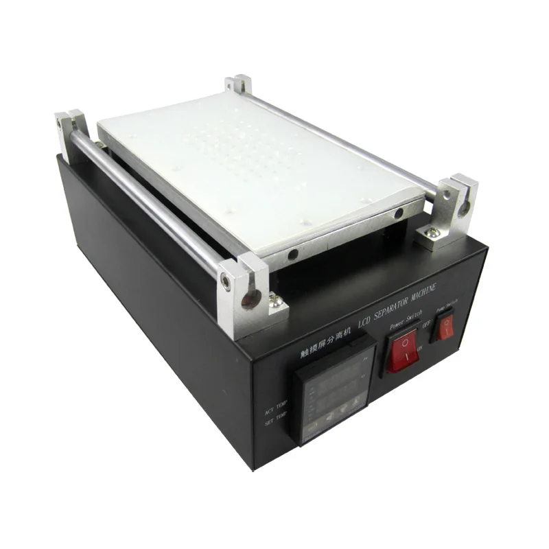 

Build-In Air Pump Vacuum LCD Separator Machine Screen Repair Kit For iPhone Samsung with Cutting Line non-slip mat