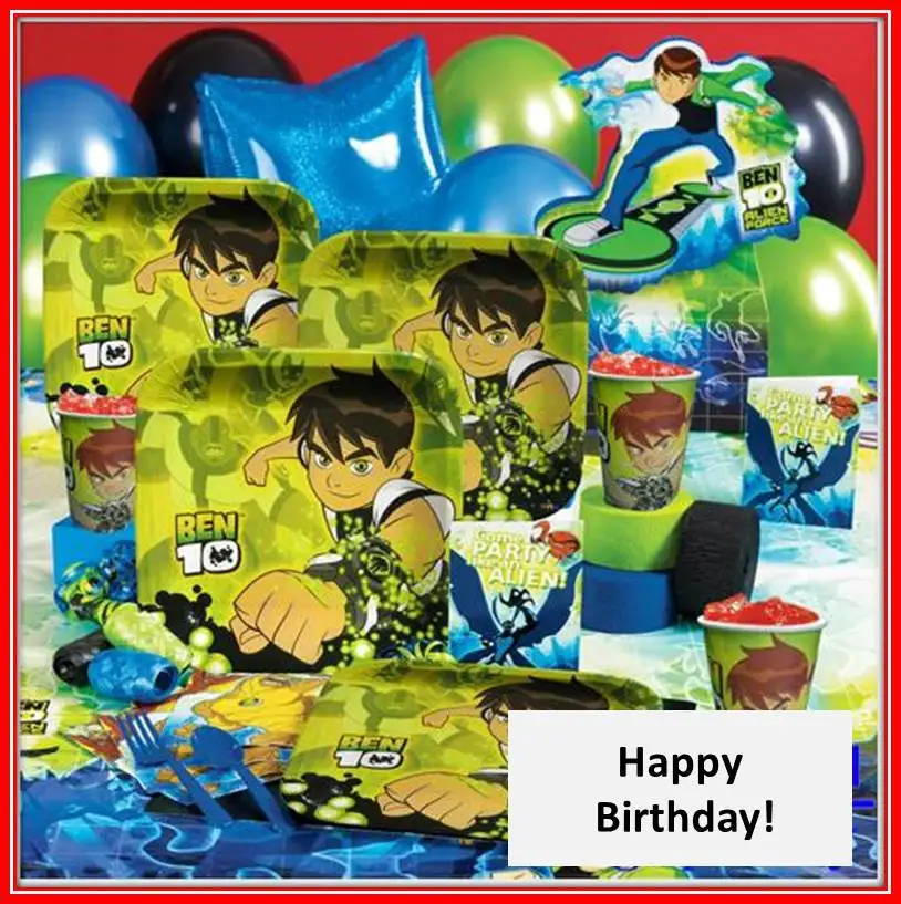 Wholesale party supply birthday party themes ben 10 birthday party