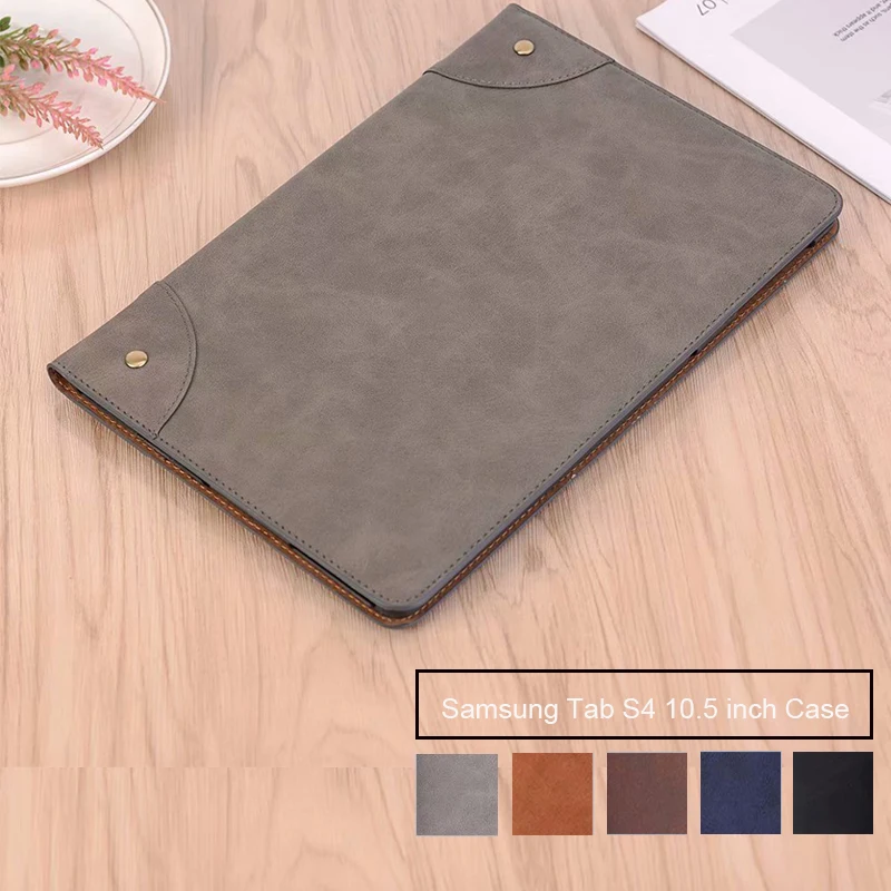 

For Samsung Galaxy Tab S4 10.5" Case Luxury PU Leather Smart Flip Cover Case for Samsung Galaxy Tab S4 T830 T835 10.5 inch Cover