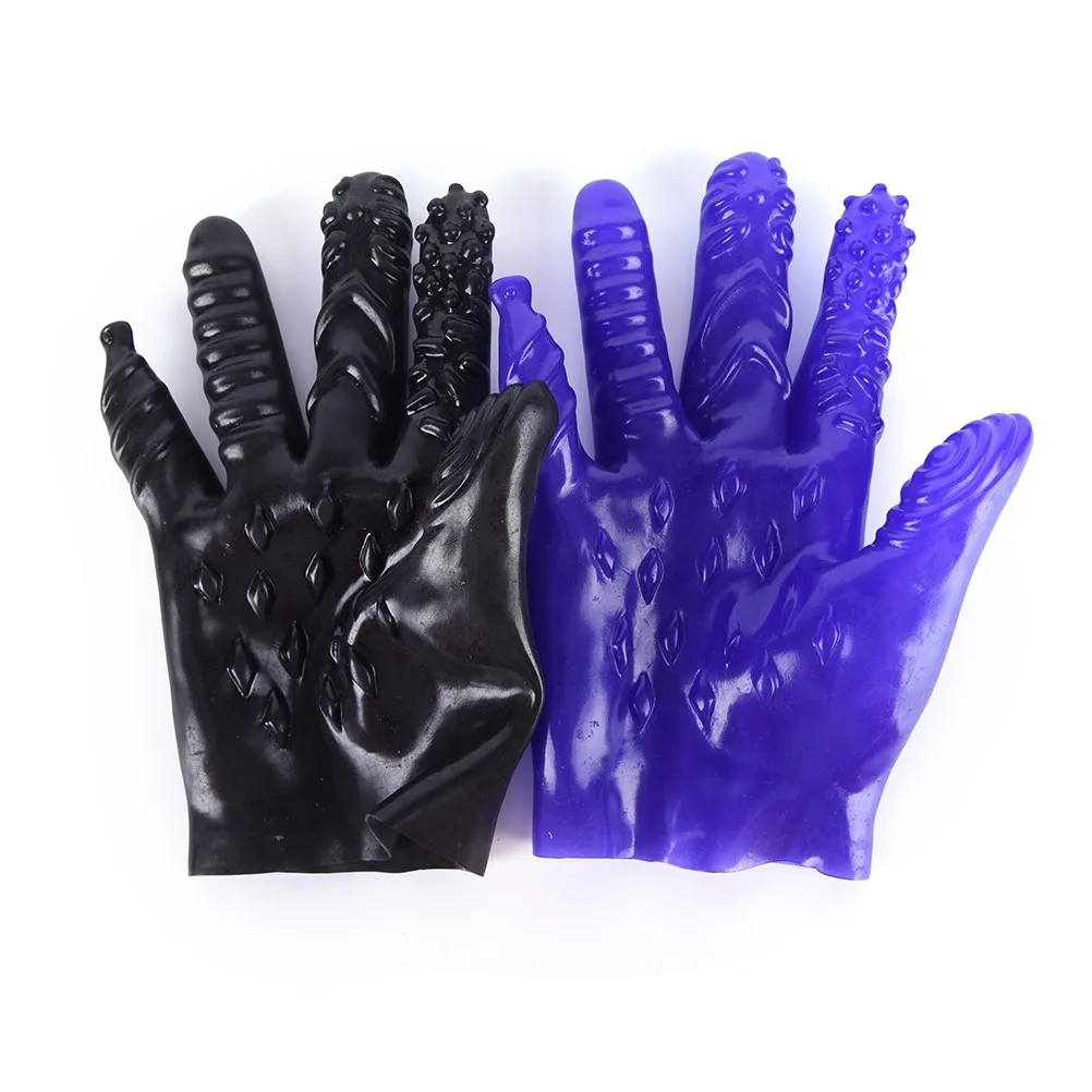Masturbation Gloves Plam Erotic Toys For Couples Vagina Stimulator Breast Nipple Massage Shop BDSM Toys Gloves 2 Colors